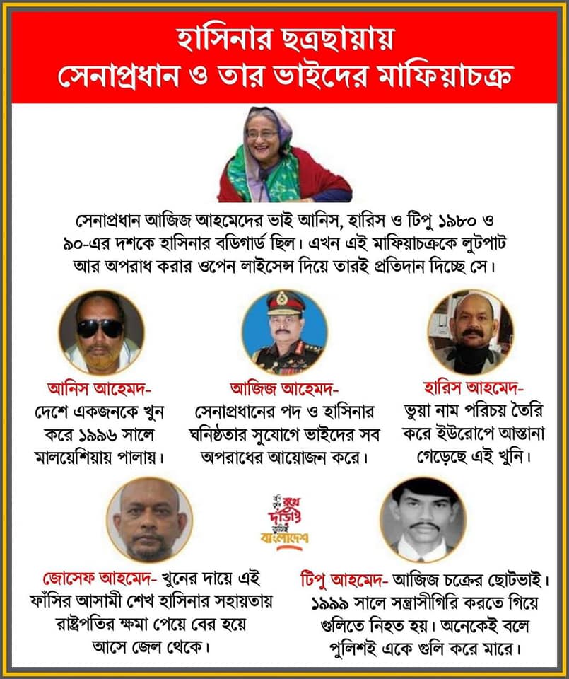 গড মাদার হাসিনা আর মাফিয়াদের খপ্পরে&nbsp;বাংলাদেশ